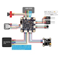 TECHCHIP-GF30F405 Flight Controller with ICM42688P 3-8S Lipo Input Signal Dshot 30.5mmx4mm for Long