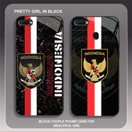 HK-59 Indonesia logo Glass Casing for OPPO Realme F7 A7 A12 F9 A12S A11K F5 A5S 2 Pro