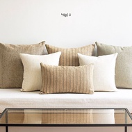 Kutsurogi Sofa Cushion Cover Minimalist Color Cushion Cover Bridget Motifnatural Size 30x50, 40x40, 