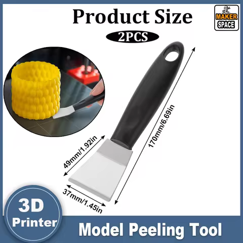 3D Printer Tool 3D Printer Scraper Tool Upgraded Polished Stainless Metal 3D Printer Spatula 3D Prin