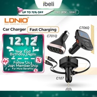 LDNIO 【CAR CHARGER】 C701Q C407Q 3A Quick Charge 3.0 Fast Charging 2 Dual USB Output