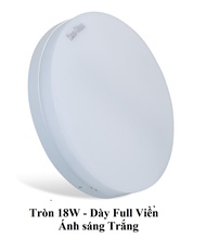 Đèn ốp trần cảm biến chuyển động Rạng Đông 18W Vuông Tròn