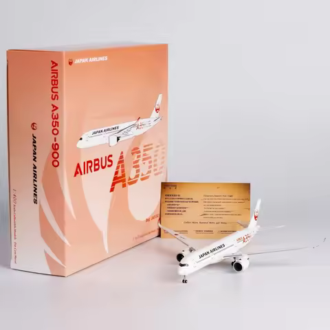 39095 Alloy Collectible Plane Gift NG Model 1:400 Japan Airline JAL 'RED' Airbus A350-900XWB Diecast
