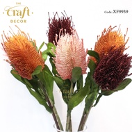 The Craft Decor Banksia Flower Spray | Bunga Hiasan | Floral Home Wedding Decoration | Cone Flower B