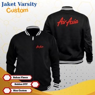 Air Asia Merchandise Jacket MS1 Maskapai Jacket Custom Varsity Jacket