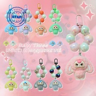 Cute Flocking Tide Play Moe Grain Keychain Pendant Cute Pendant Backpack K0b6