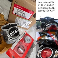 12100-K0J and 131A1-K0J Cylinder block piston Kit honda BEAT deluxe K1A Scoopy K2F Genio K0J K0JN or