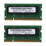2X 4GB DDR2 Laptop Ram 800Mhz PC2 6400 SODIMM 2RX8 200 Pins for AMD Laptop Memory with GL40 GM45 GS45 PM45 PM65