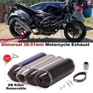✌Universal 51mm Motorcycle Exhaust Modify Moto Muffler Pipe DB Killer For Honda Pcx125 150 Tmx53 O✥