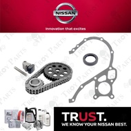 (6pc) Original Nissan Timing Chain Kit Set 13028-18001 for Vanette C120 C20 C22 A15 A15S Datsun 120Y