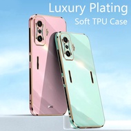 Redmi K50 K40 Gaming K30 K20 Pro 4G 5G 2023 Casing Luxury Texture Electroplating Soft Shell Phone Case Cover