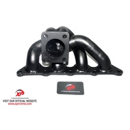 TURBO HEADER BANANA MITSUBISHI 4G93 GSR BLACK