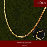 GDORA Gold Necklace  Puteri 916