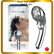 [Experience a head spa at home] Head spa shower head [6 water flow levels & point massage mode] Mic