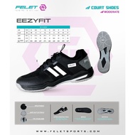 FELET SHOES EEZYFIT Badminton Shoes  100% Original by FELET FREE GRIP
