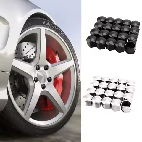 20Pcs Car Wheel Nut Caps Auto Hub Screw Cover 17mm 19mm 21mm Bolt Rims Exterior Decoration Special S