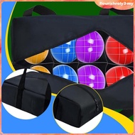 [Flourish] Bocce Ball Storage Bag, Organization with Handles Pouch Holds up to 8 Balls, Carrying Bag
