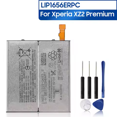 New Replacement Phone Battery LIP1656ERPC For SONY Xperia XZ2 Premium Battery 3540mAh