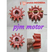 12T gigi molen 28mm Gigi Nenas Besar Molen Pengaduk Semen 28mm