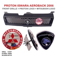 PROTON ISWARA AEROBACK 2006 / FRONT GRILLE / PROTON LOGO / MITSUBUSHI MOTOR SPORT LOGO