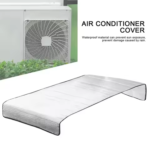 Air Conditioner Cover Outdoor Mini Split Waterproof Sun Heat Protector Visor Shield For Outside AC U