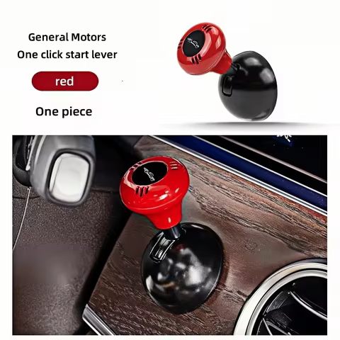 Car One-Touch Start Button with Push-to-Start Rocker Lever Car Accessories Interior Decor Push Rocke