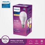 CAHAYA Yellow Light Led Bulb LedBulb PHILIPS 14.5w 14.5w WARM WHITE WW Warranty