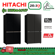 HITACHI 0% R-WB640VF RWB640VF French Bottom Freezer Series ขนาด 20.1 คิว ตู้เย็นฮิตาชิ