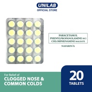 Nafarin-A Phenylpropanolamine HCl Chlorphenamine Maleate Paracetamol 20s