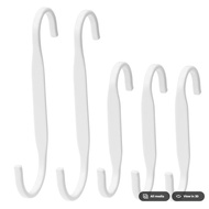 (IK) NEREBY S-hook, white 5PC/SET