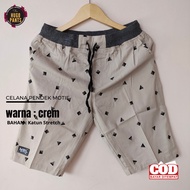 Hugo Pants - Celana Pendek Chino Pria Motif Distro Jumbo Bahan Chinos Pinggang Karet murah