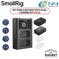 SmallRig NP-FW50 Battery Charger Set for Sony NP-FW50 Battery, Double Slot NP-FW50 Charger 1030mAh 3