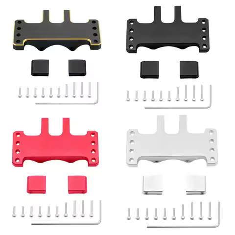 OGRC Brass Servo Mount Steering Servo Mount Bracket for Axial SCX24 Deadbolt / C10 / JLU Gladiator/B
