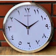 Wall Clock Jam Dinding Tawaf CounterClockwise Gold 128 Jam Arab Pusingan Tawaf ( PERCUMA TASBIH DIGITAL COUNTER )