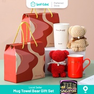 【SG Seller】Ceramic Mug Gift Set Housewarming Wedding Door Gift Hari Raya Gift Box for Colleagues Fri