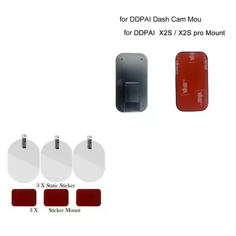 for DDPAI X2S pro Mount For DDPAI X2S / X2S pro holder VHB Sticker and Static Stickersfor