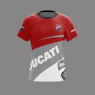 Ducati Design 3 Drifit Riding T-shirt Sublimation Tshirt / Baju Microfiber Jersi / Jersey Sublimation / Tshirt Jersey