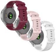 Anrir for Garmin Vivoactive 4S Watch Band, 18mm Soft Silicone Band for Garmin Vivomove 3S 39mm, Foss