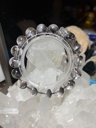 天然黑銀鈦手串+黑銀鈦貔貅12m