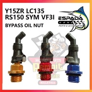 REMPIT Y15ZR LC135 Espada Engine Bypass Head oil Nut Alloy RS150 SYM VF3I GOLD RED BLUE