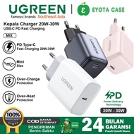 EY-301 UGREEN PD Type C FAST Charging Charger Head Adapter For Samsung Iphone Android 10W 15W 18W 20