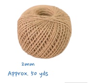 Jute String| Abaca Rope/String| Natural rope| Brown rope/yarn approximate 50 yards per roll