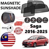 Proton Saga 2016-2025 Epic Magnetic Sunshade  (4pcs) Accessories Car