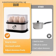 SAV Stainless Steel Egg Cooker With Auto Shut Rapid Eggs Cooker Electric 6 Egg Capacity Boiled Corn 