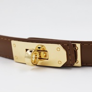 Thắt Lưng Bản Nhỏ Da Thật Khóa Cài Thời Trang Aaa Jeans