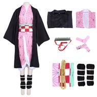 Tanjiro Cosplay Shinobu Cosplay Adult Nezuko Zenitsu Giyuu Kimono Cosplay for Halloween Anime Cospla