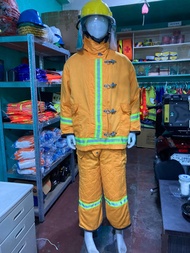 Pants And Jacket Fireman Suit 3 Layer Fire resistant Suit