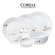 [CORELLE] Easy Weekend Tableware 10p Set for 2 People (Round Plate) / Korean Dinnerware