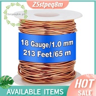 99.9% Dead Soft Copper Wire, 18 Gauge/ 1 mm Diameter, 213 Feet/ 65 M,