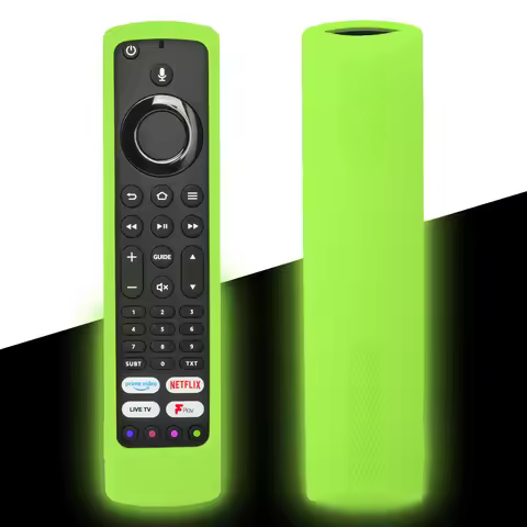 Shockproof Silicone Case Fit for Amazon Fire TV Stick Remote Control 4K Alexa Voice Controller Prote